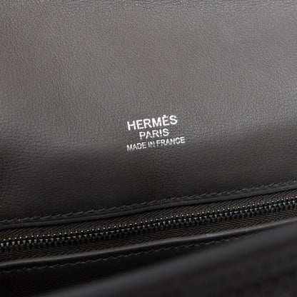 Hermes Berline 28 Graphite Crossbody  Bag