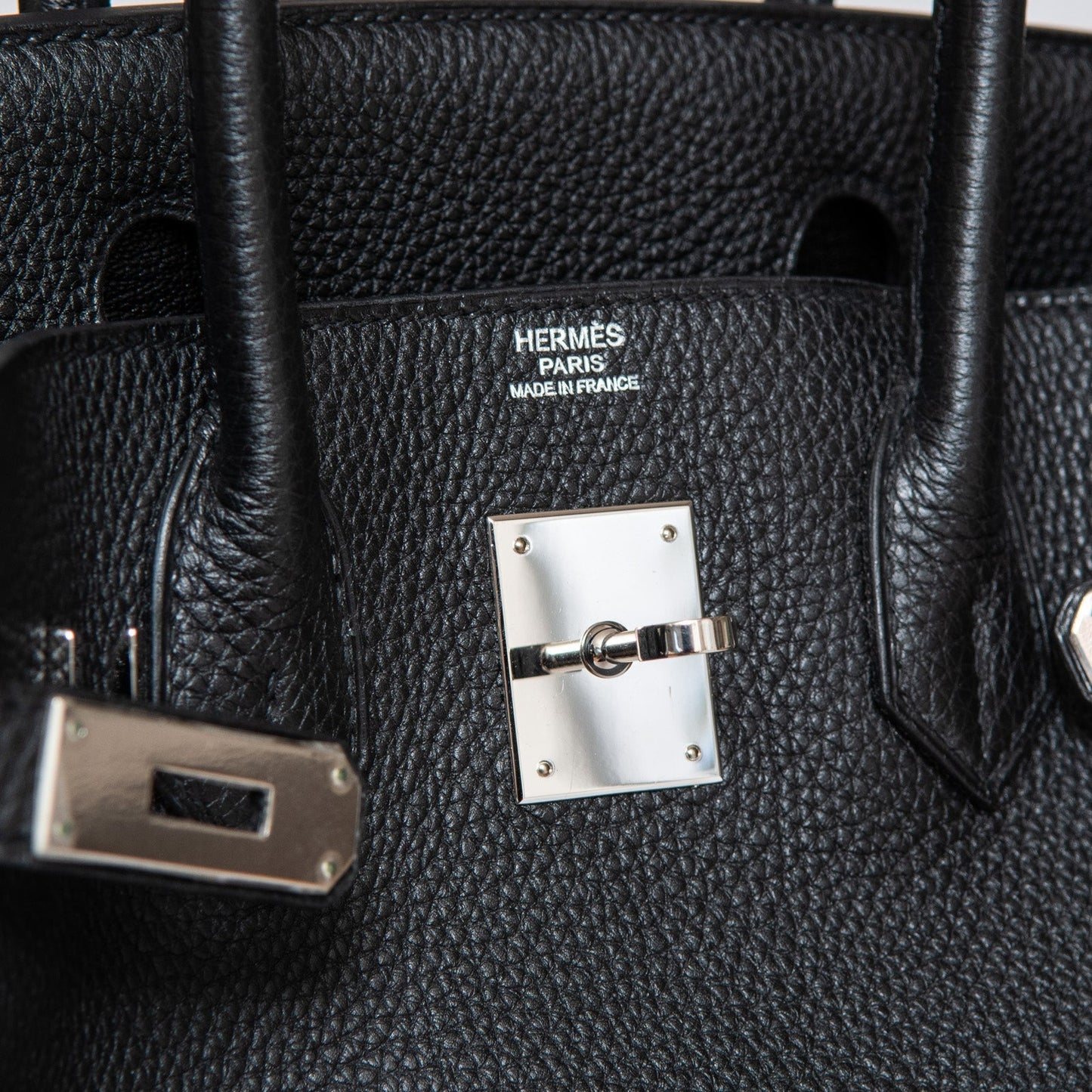 Hermes Black Birkin 30 Bag