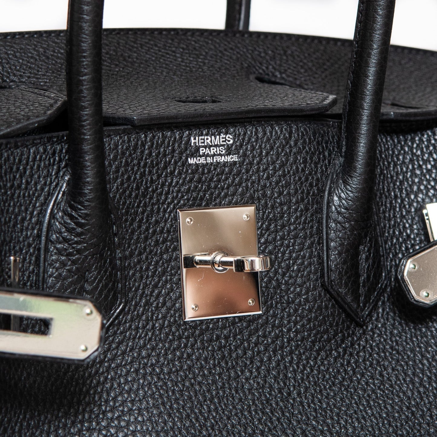 Hermes Black Birkin 30 Bag