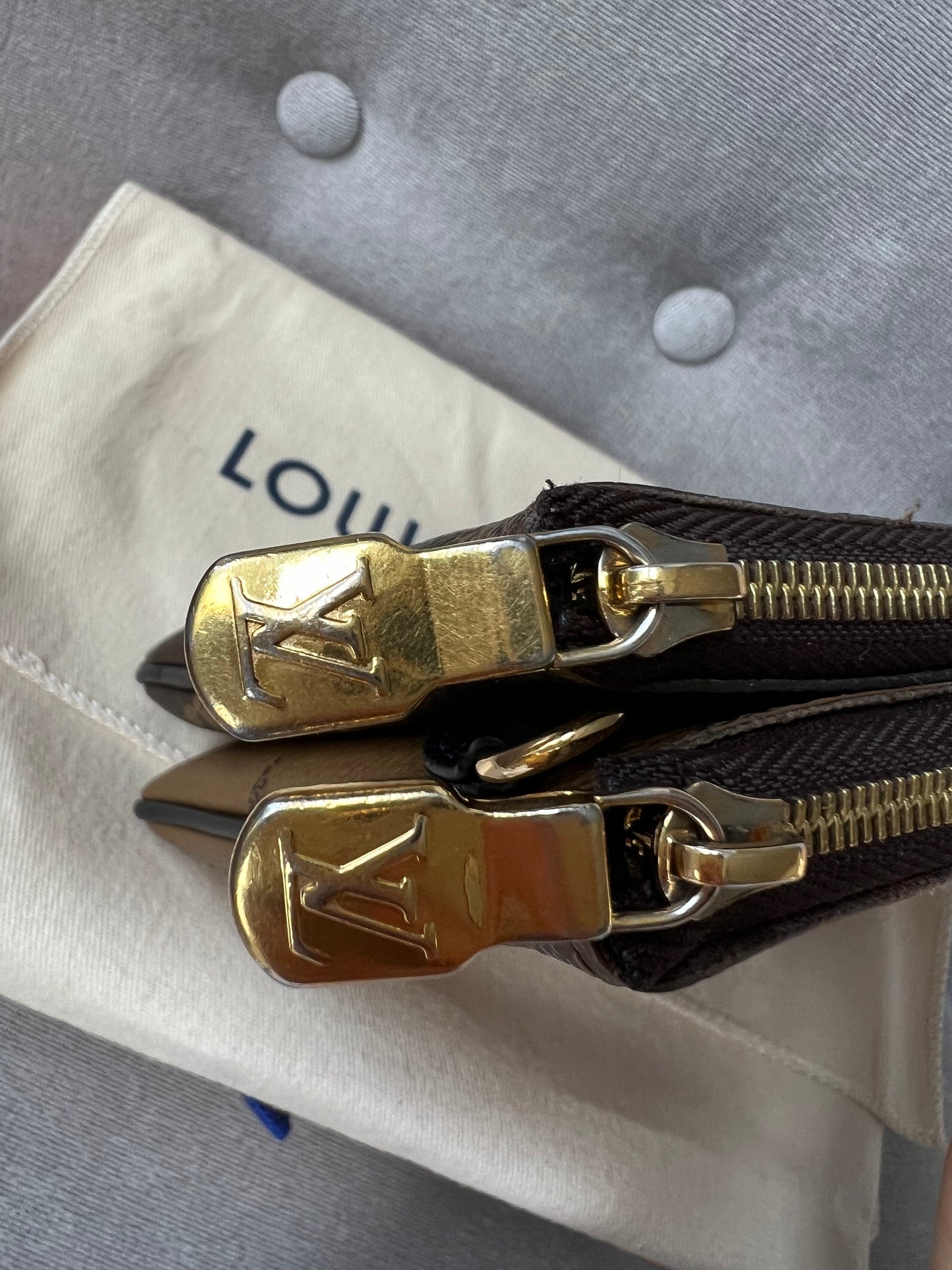 Louis Vuitton Double Zip Pochette Monogram (RRP £1150)