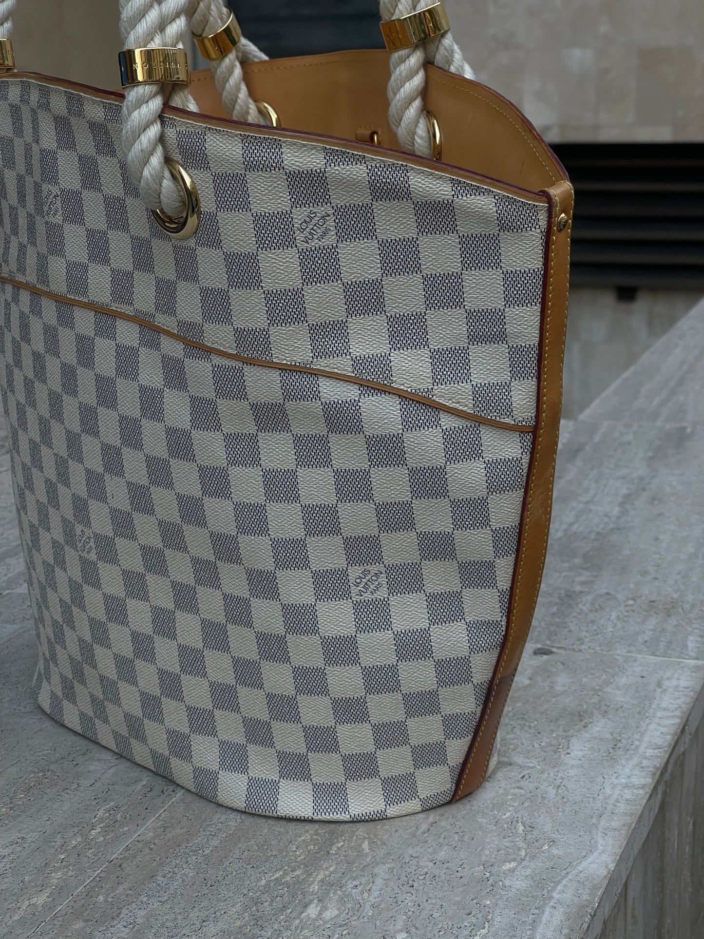 Louis Vuitton - sac pampelonne damier azur