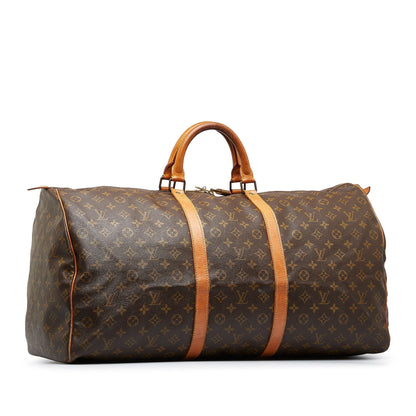 Louis Vuitton  Monogram Keepall 60 Travel Bag