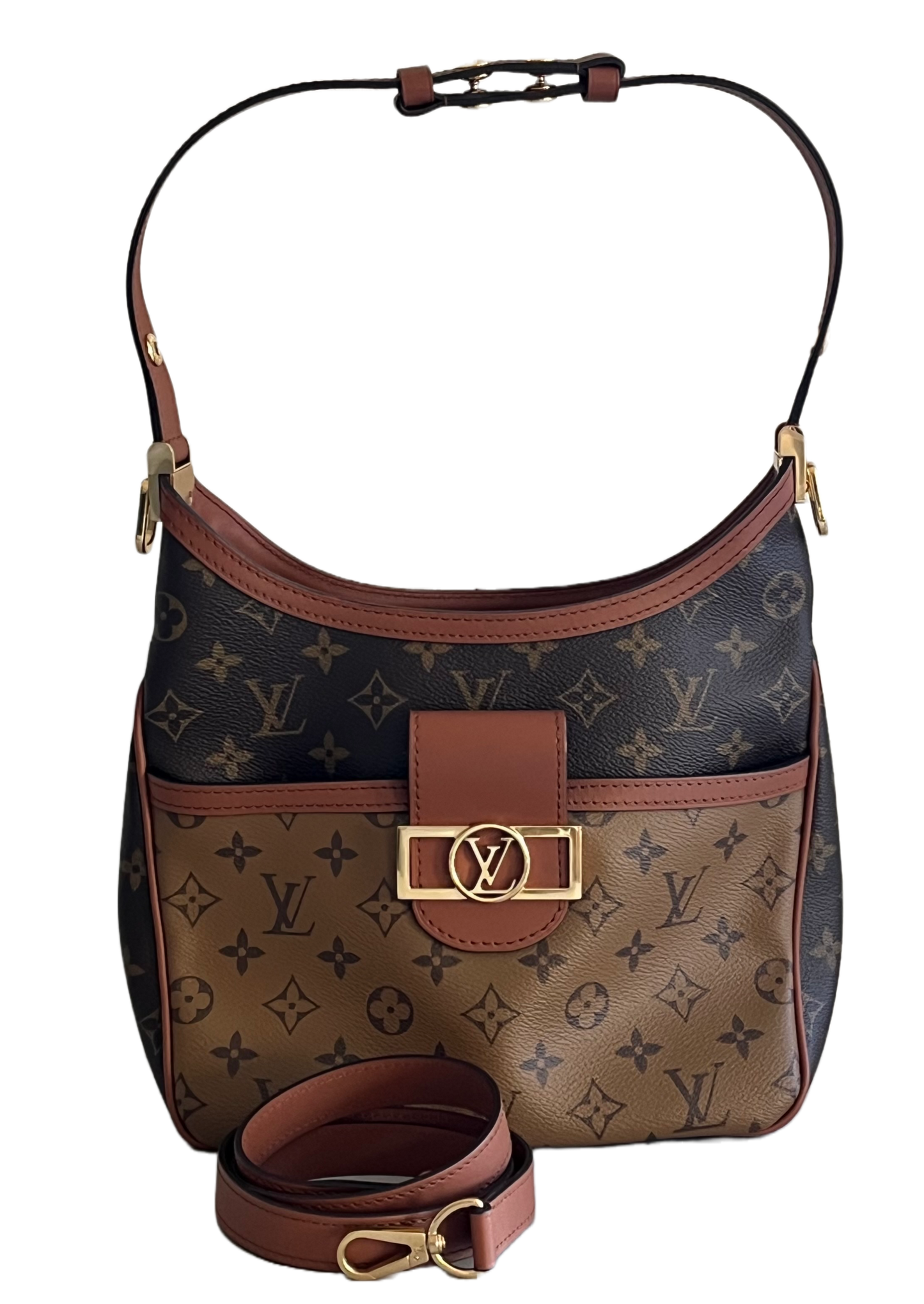 Louis Vuitton Dauphine Hobo PM Reverse Monogram