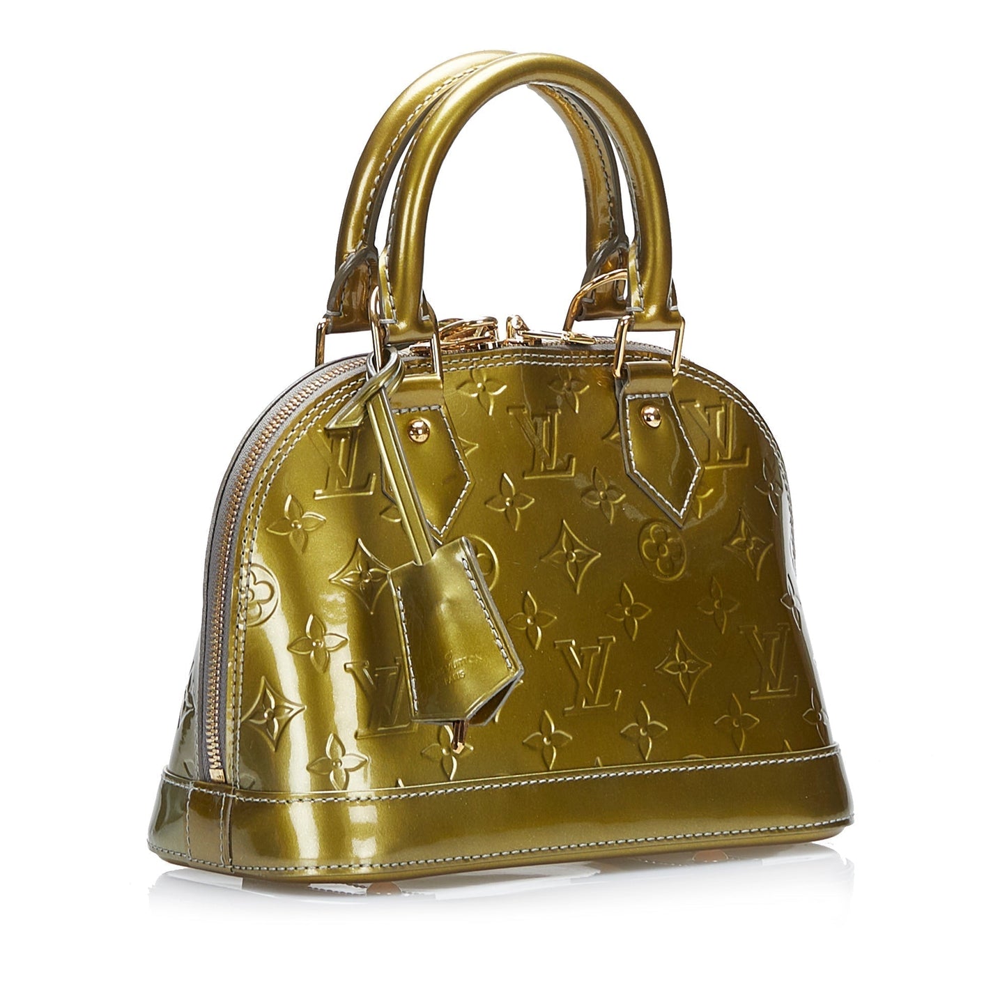 Louis Vuitton  Monogram Vernis Alma BB Gold