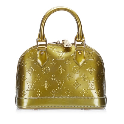 Louis Vuitton  Monogram Vernis Alma BB Gold