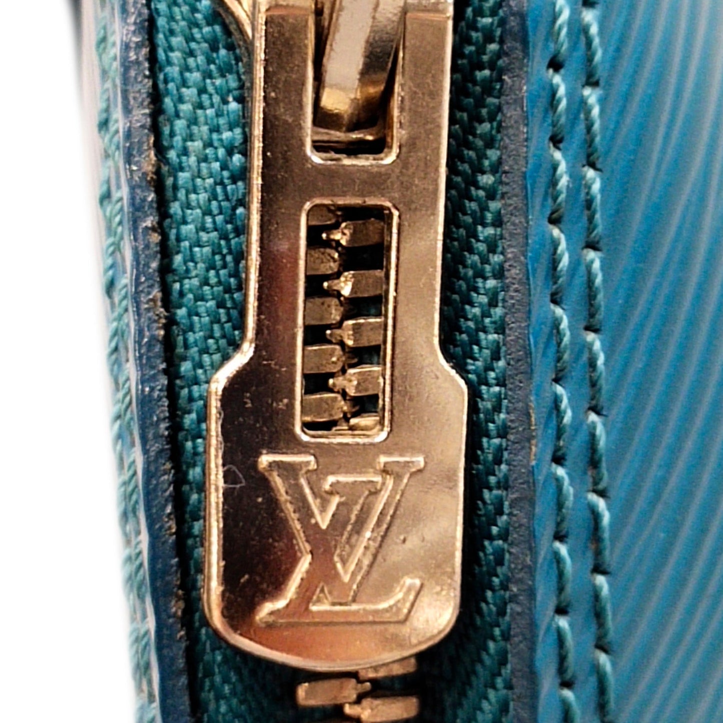 Louis Vuitton Alma PM Blue Epi