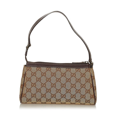 Gucci Abbey GG Canvas Baguette (SHG-28686)