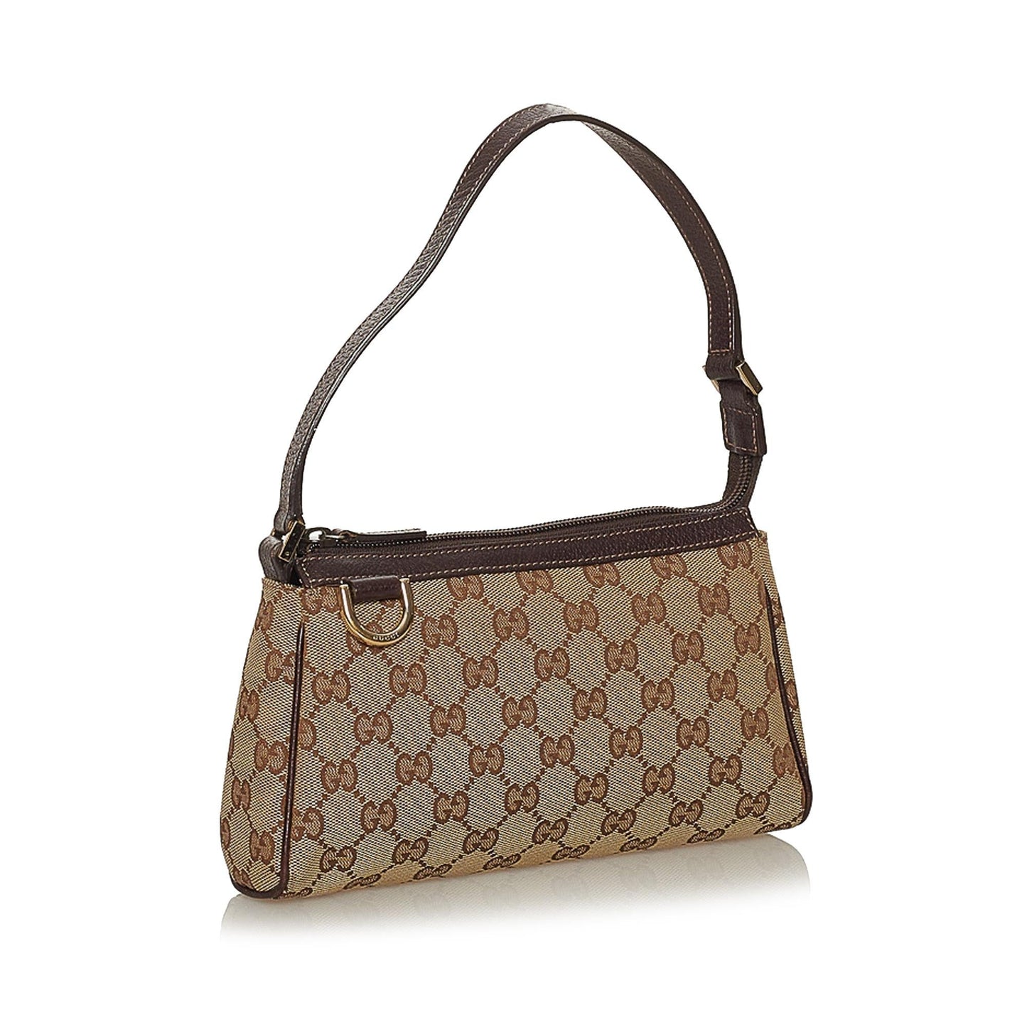 Gucci Abbey GG Canvas Baguette (SHG-28686)