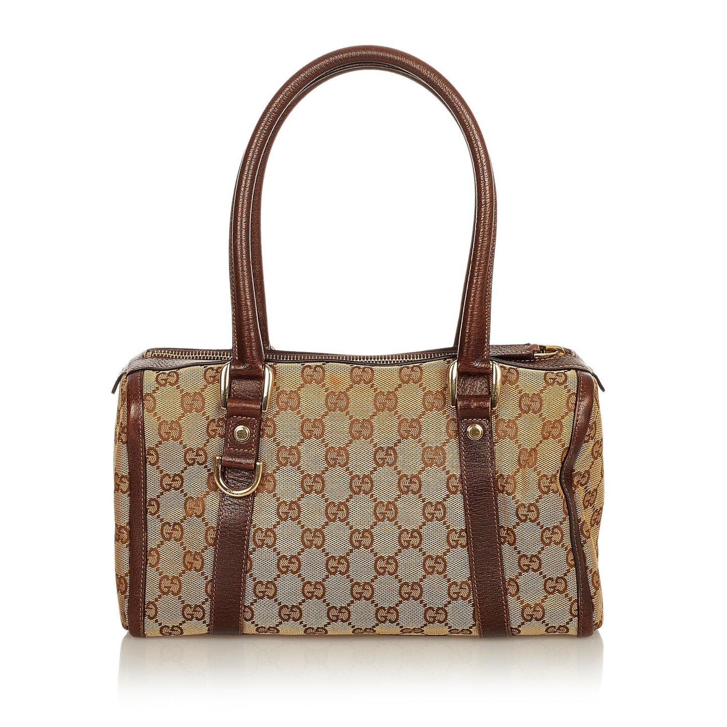 Gucci Abbey GG Canvas Boston Bag (SHG-25641)