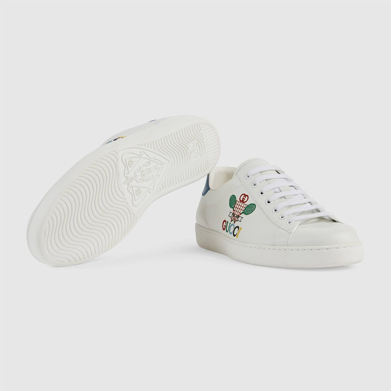 Gucci Ace Sneakers Tennis Men's Shoes White Tennis Sewed Calf-Skin Leather Casual (GGM1713)