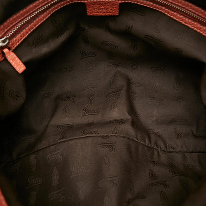 Gucci Bamboo Bar Leather Tote Bag (SHG-KsAjg1)