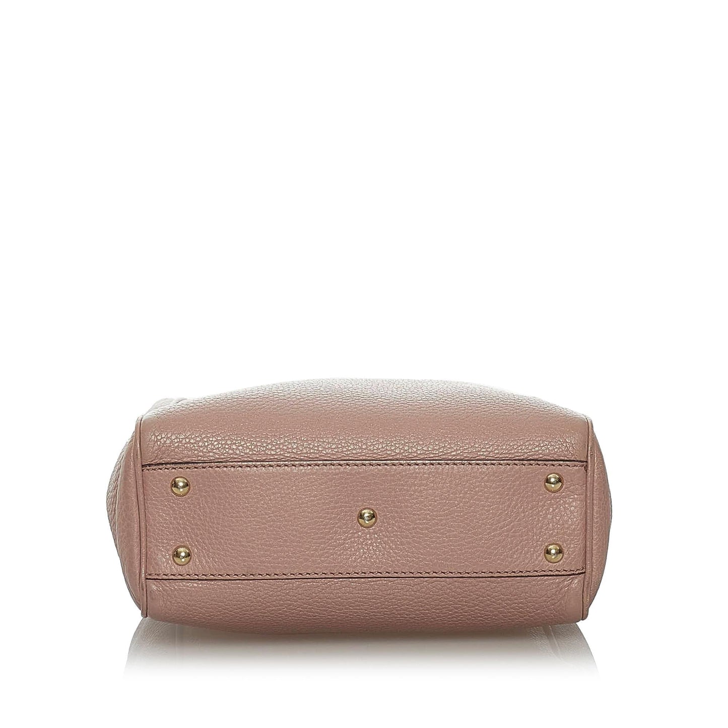 Gucci Bamboo Shopper Leather Satchel (SHG-28654)