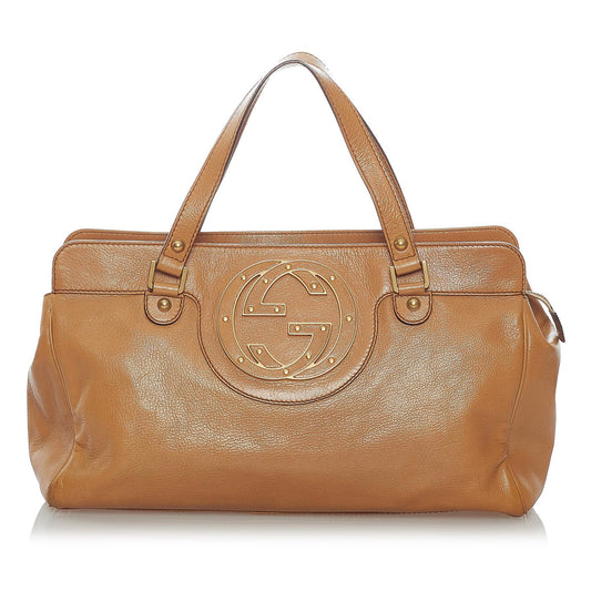 Gucci Blondie Leather Handbag (SHG-32888)