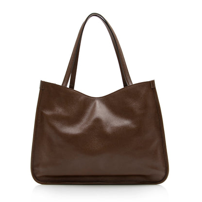 Gucci Calfskin 1955 Horsebit Tote (SHF-18048)