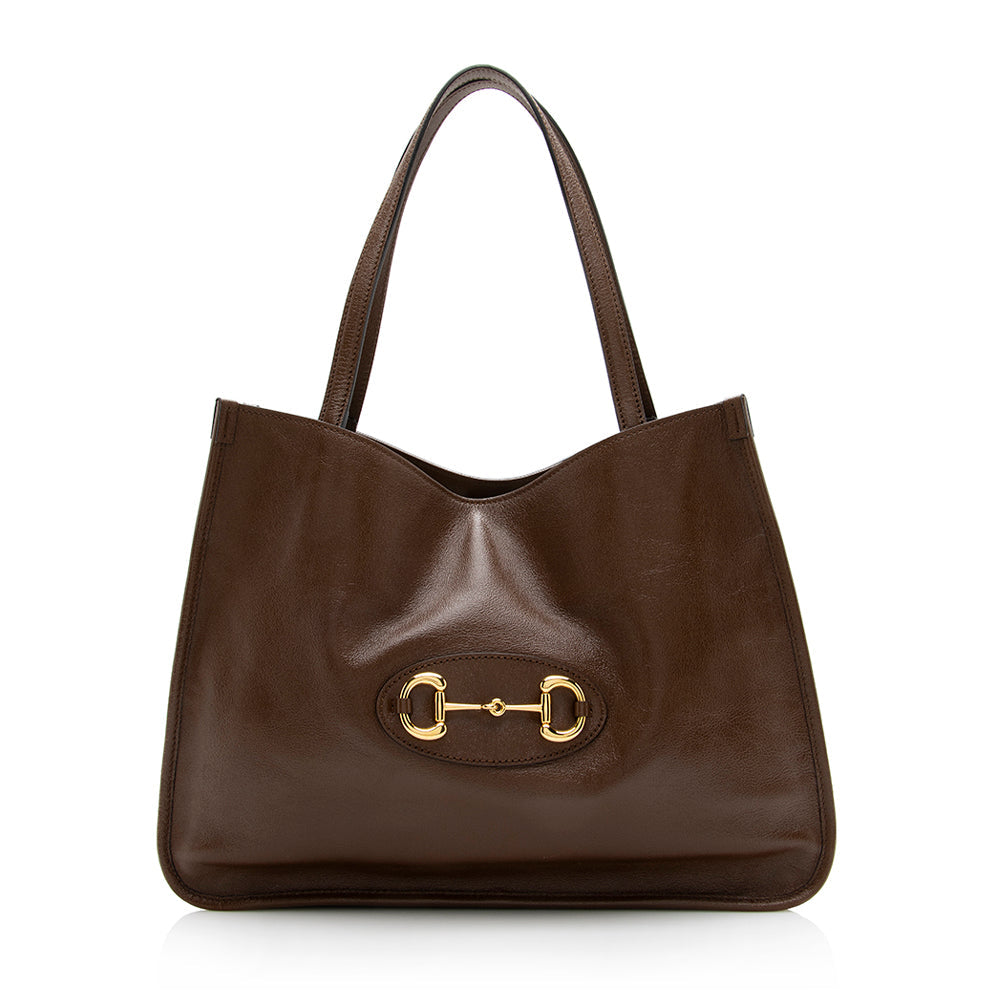 Gucci Calfskin 1955 Horsebit Tote