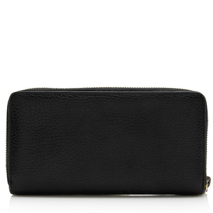 Gucci Calfskin Butterfly Farfalla Zip Around Wallet (SHF-21069)