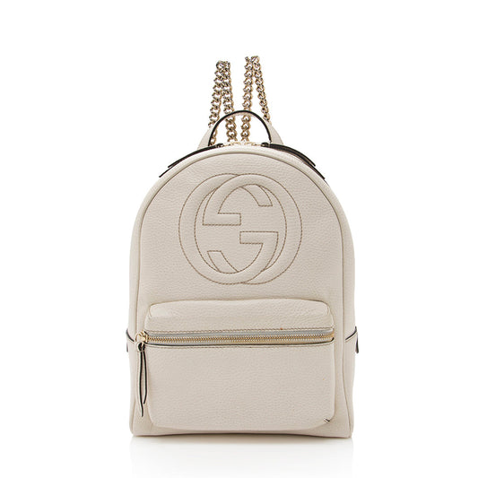 Gucci Leather Soho Chain Backpack (SHF-18638)