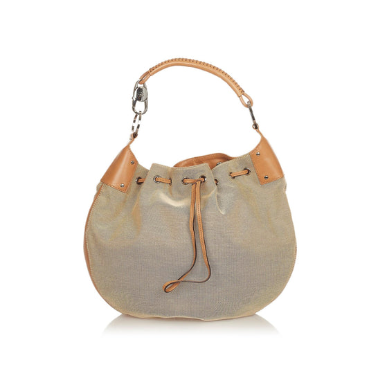 Gucci Canvas Drawstring Hobo Bag (SHG-24994)