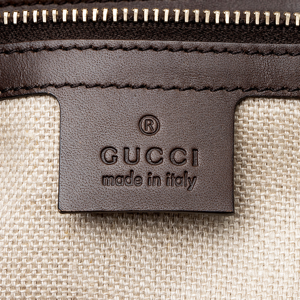 Gucci Canvas Leather Craft Tote