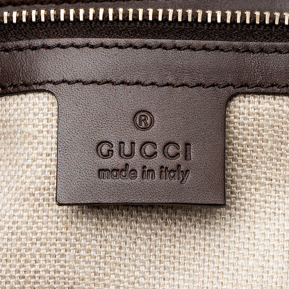 Gucci Canvas Leather Craft Tote