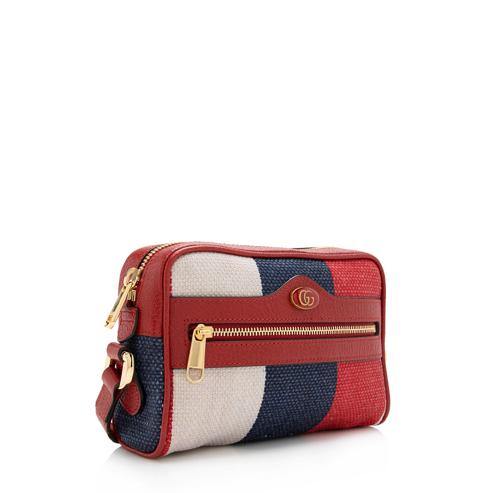 Gucci Canvas Ophidia Mini Crossbody Bag (SHF-15294)