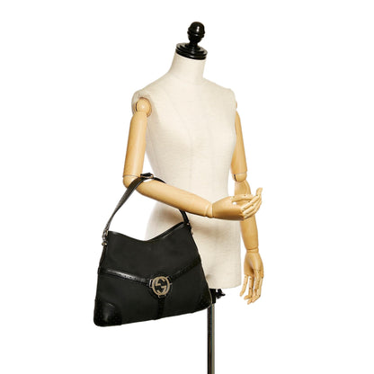 Gucci Canvas Reins Shoulder Bag (SHG-33126)