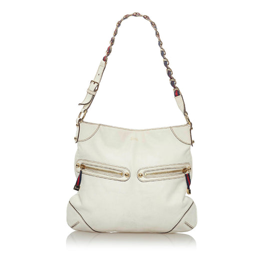 Gucci Capri Ranch Kid Leather Hobo Bag