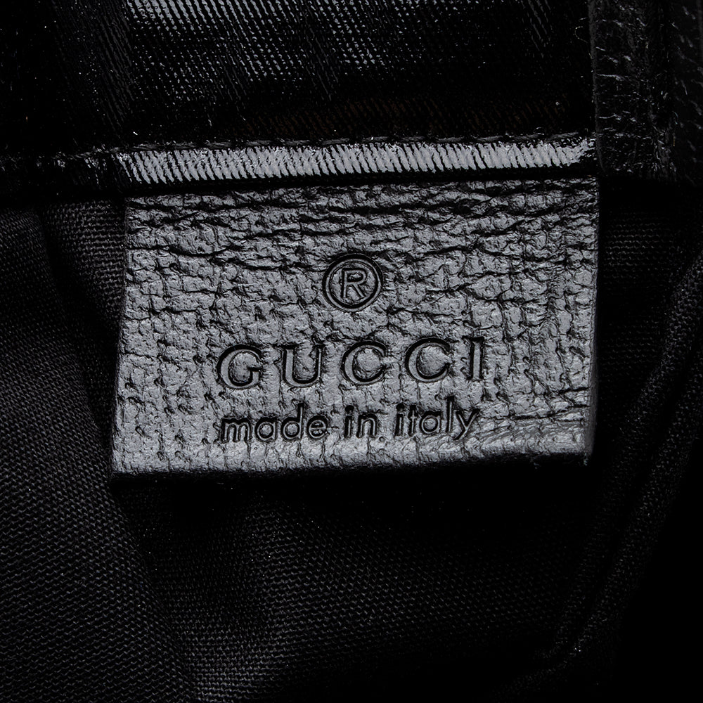 Gucci Coated Canvas Logo Tote