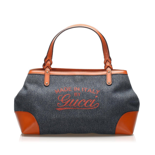 Gucci Craft Denim Tote Bag (SHG-11937)