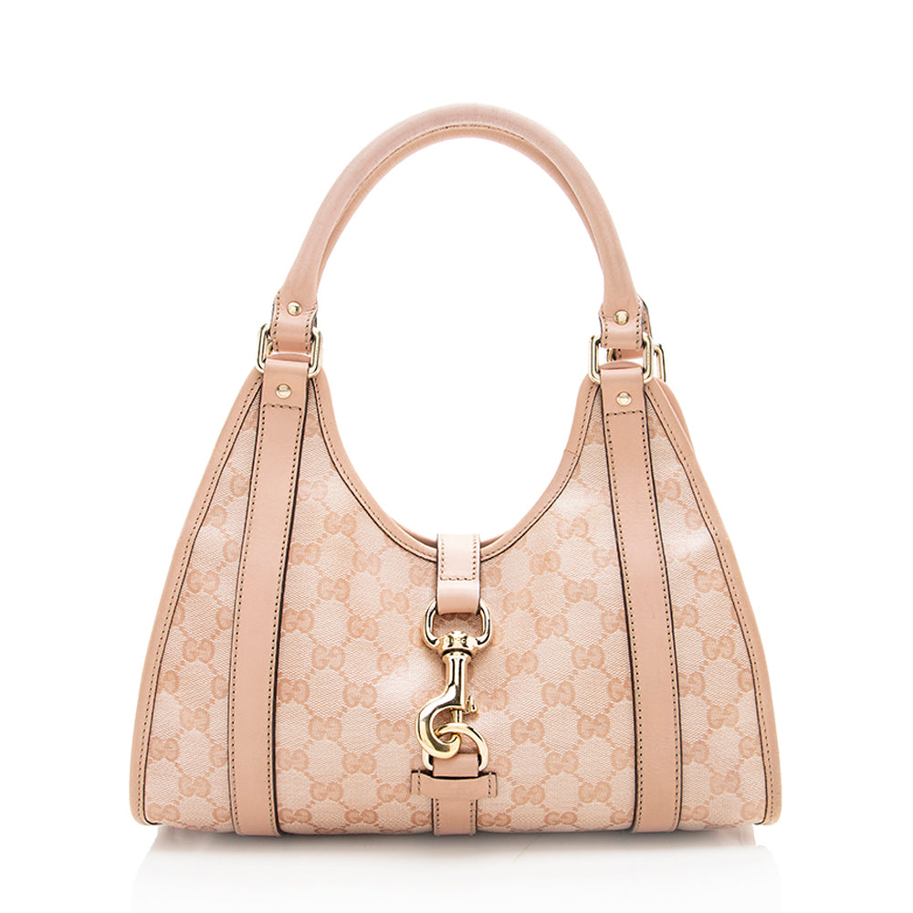 Gucci Crystal GG Canvas Small Joy Shoulder Bag - FINAL SALE