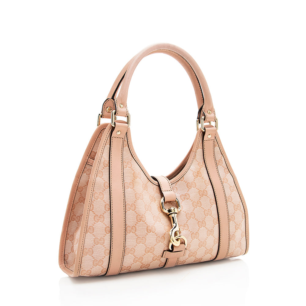 Gucci Crystal GG Canvas Small Joy Shoulder Bag - FINAL SALE (SHF-18167)