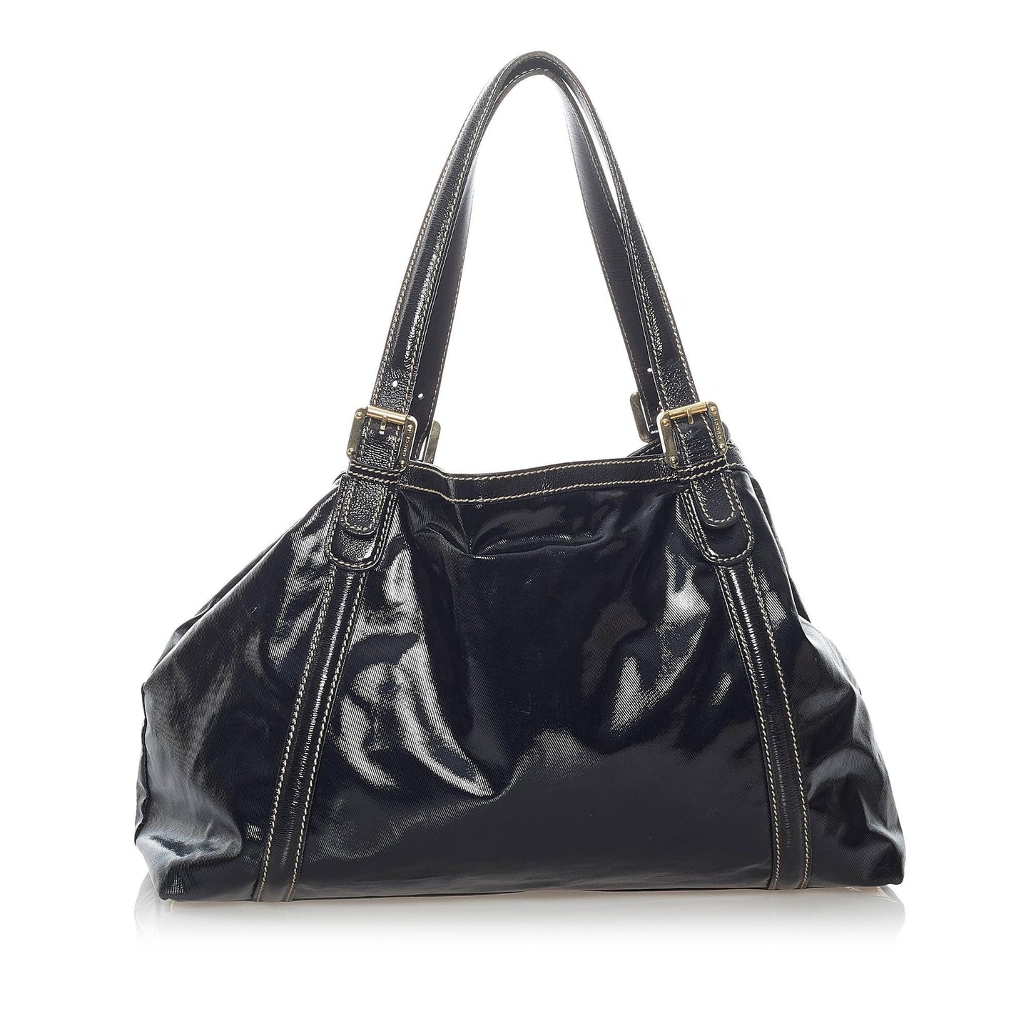 Gucci Dialux Britt Patent Leather Tote Bag (SHG-31162)