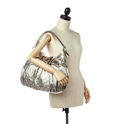 Gucci Dialux Queex Guccissima Metallic Hobo (SHG-24603)