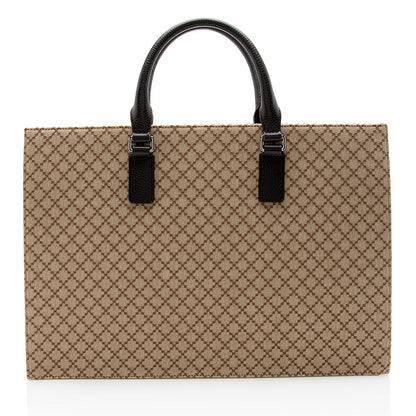 Gucci Diamante Canvas Tote (SHF-15190)