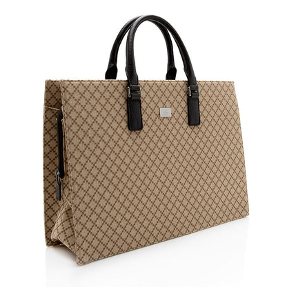 Gucci Diamante Canvas Tote (SHF-15190)