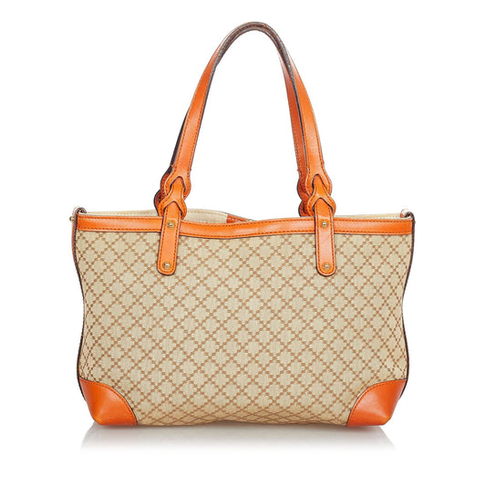 Gucci Diamante Craft Canvas Tote Bag (SHG-24194)