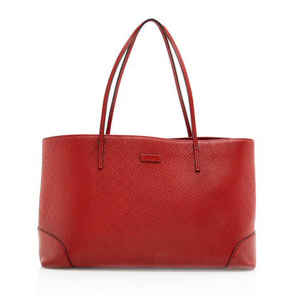 Gucci Diamante Leather Bright Tote (SHF-18816)