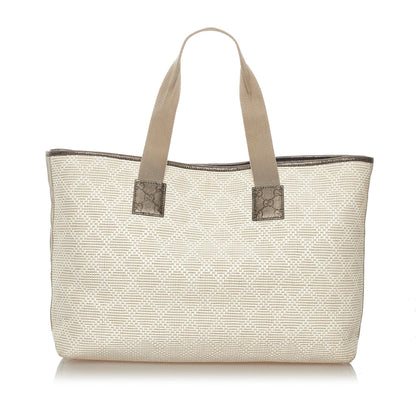 Gucci Diamante Raffia Tote Bag (SHG-28217)