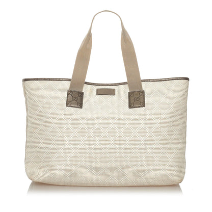 Gucci Diamante Raffia Tote Bag (SHG-28217)