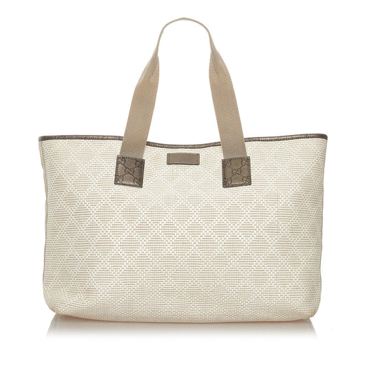 Gucci Diamante Raffia Tote Bag (SHG-28217)