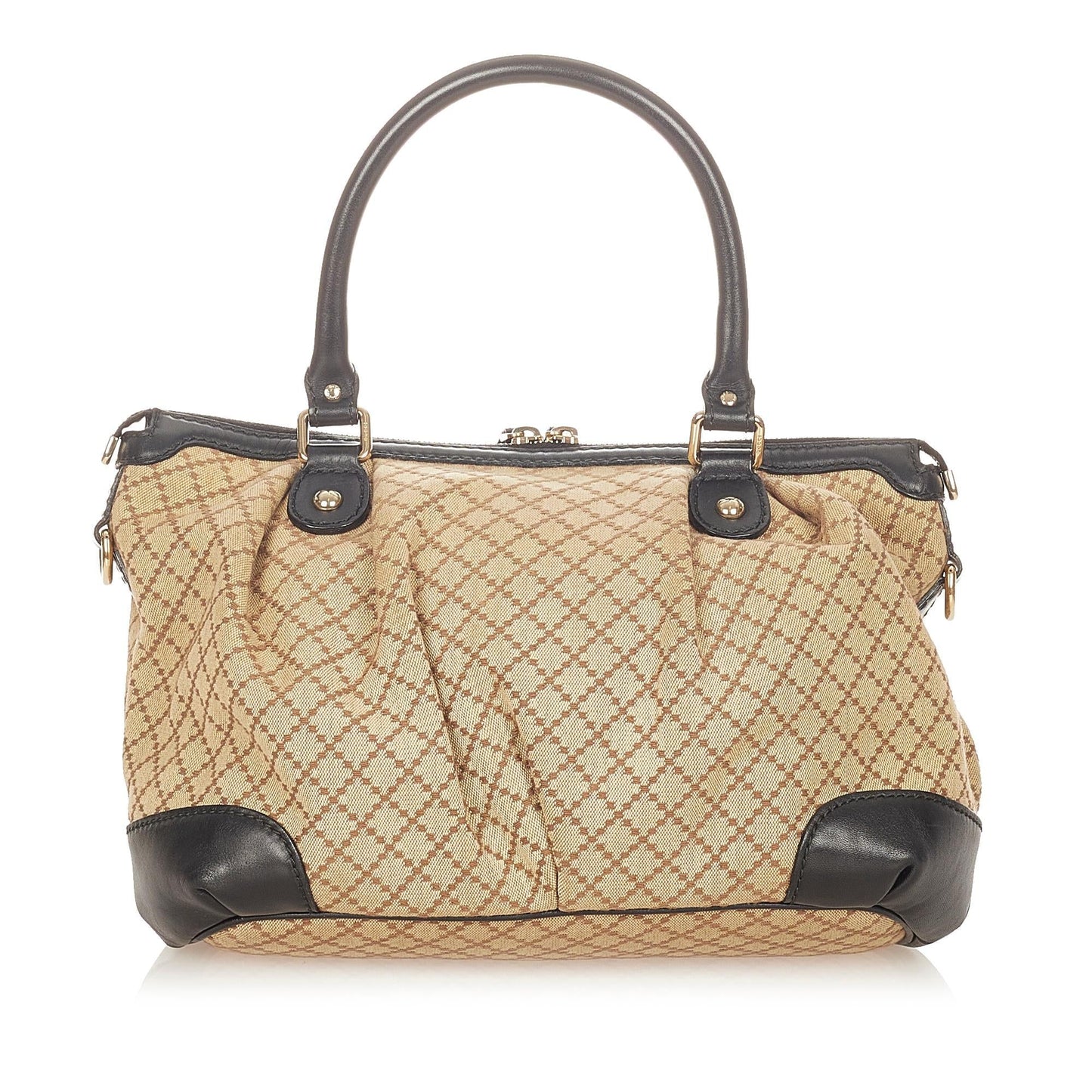 Gucci Diamante Sukey Canvas Satchel (SHG-24283)