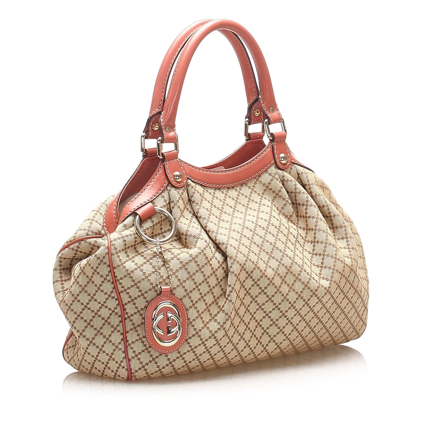 Gucci Diamante Sukey Canvas Tote Bag (SHG-15484)