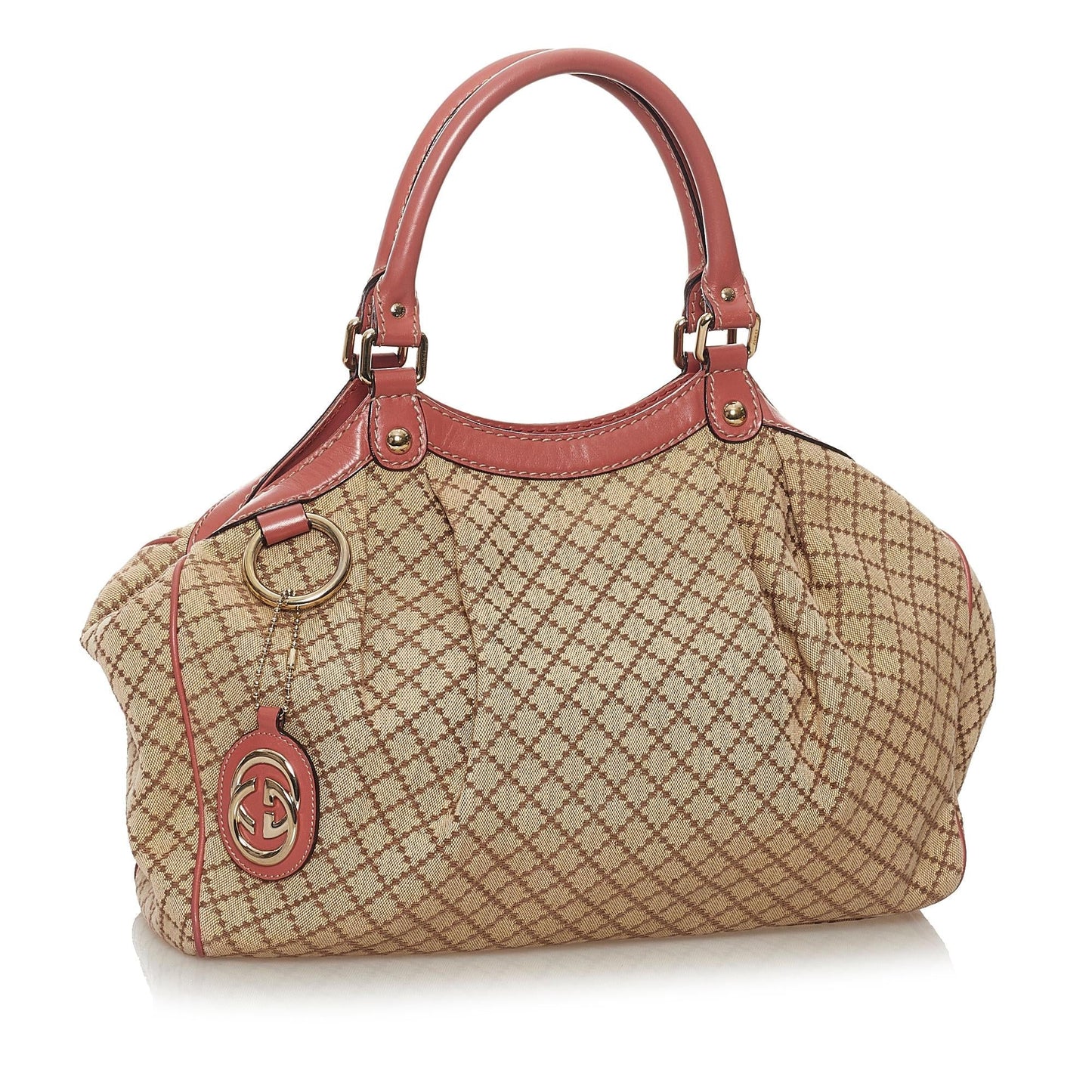 Gucci Diamante Sukey Canvas Tote Bag (SHG-32961)