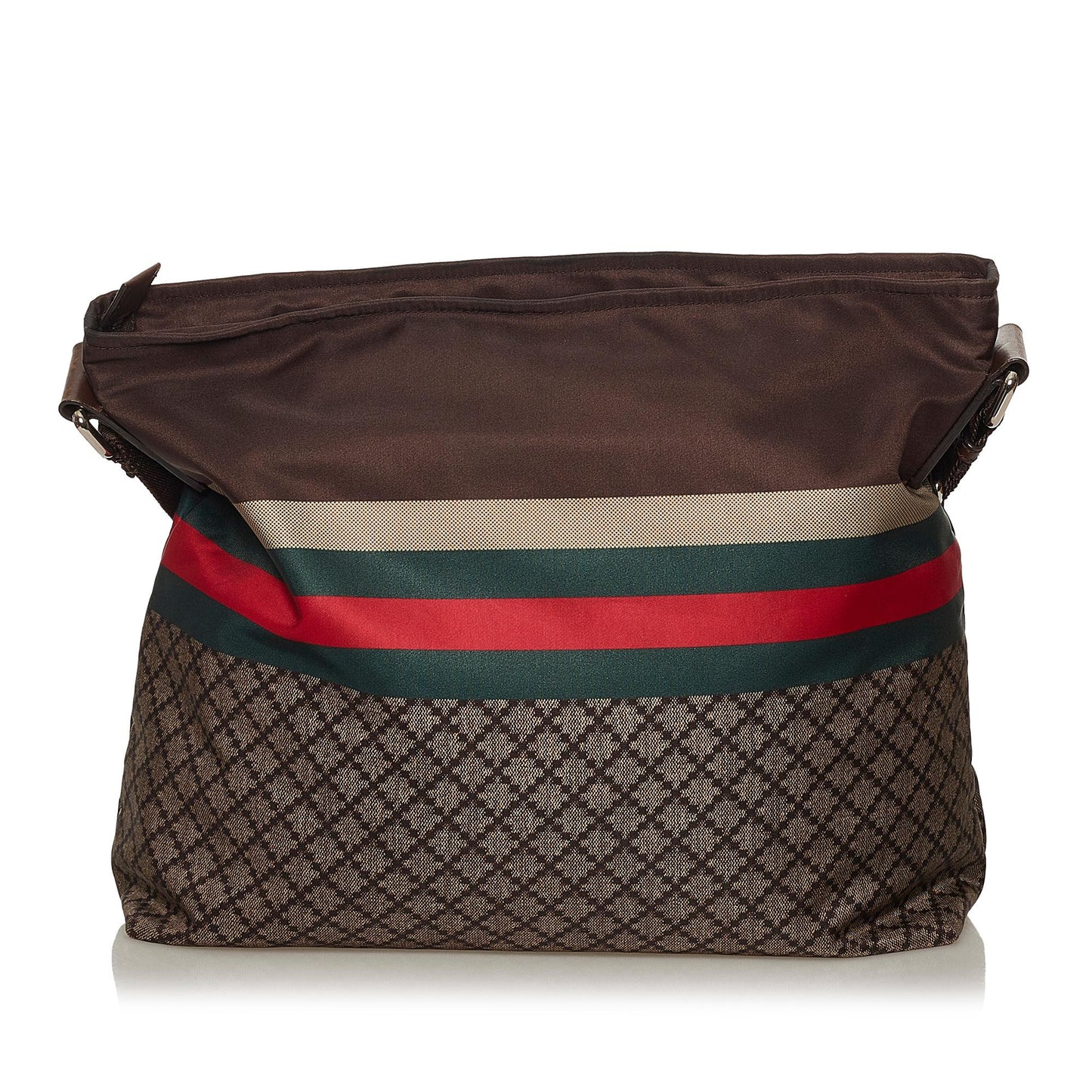 Gucci Diamante Web Canvas Crossbody Bag