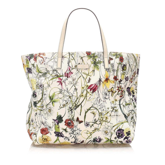 Gucci Flora Canvas Tote Bag (SHG-15301)