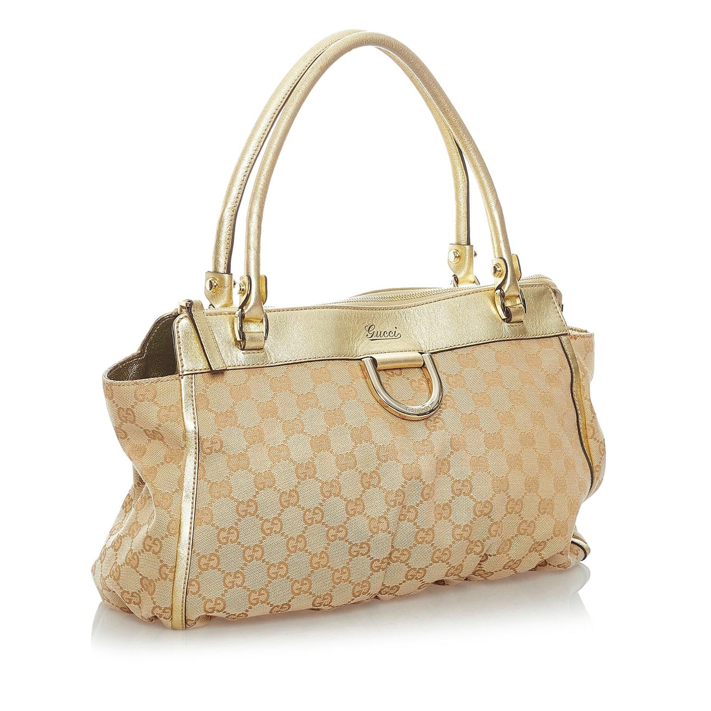 Gucci GG Abbey D-Ring Canvas Shoulder Bag (SHG-32900)