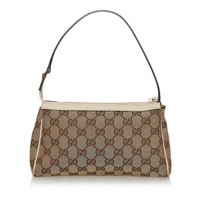 Gucci GG Canvas Abbey D-Ring Baguette (SHG-33038)