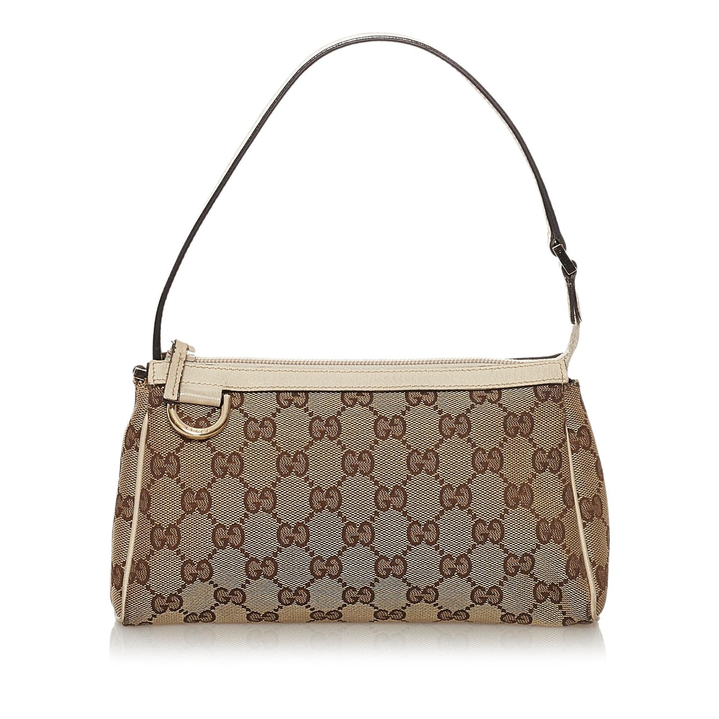 Gucci GG Canvas Abbey D-Ring Baguette (SHG-33038)