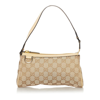 Gucci GG Canvas Abbey D-Ring Baguette (SHG-33770)