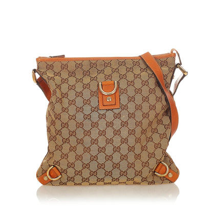 Gucci GG Canvas Abbey D-Ring Crossbody Bag (SHG-26539)